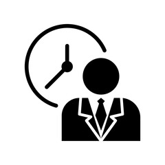 
work time icon,vector logo, isolate on a white background
