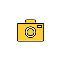 Camera icon vector for web and mobile app. photo camera sign and symbol. photography icon.