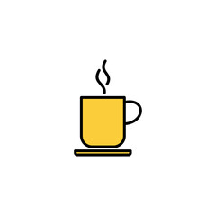 coffee cup icon vector for web and mobile app. cup a coffee sign and symbol