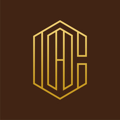 AC Initial Letter Logo Template