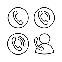 Call icon vector. phone icon vector