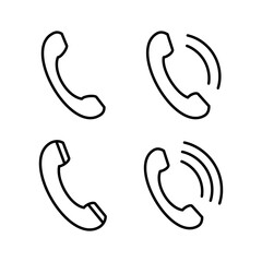 Call icon vector. phone icon vector