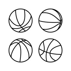 Basketball icon vector. basketball logo vector icon