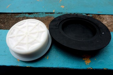 Jakarta, Indonesia, 19 November 2022; Absorbent part on Gas Insulation Substation (GIS)