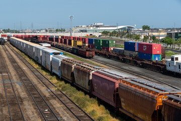 Symington Yard in Winnipeg, Manitoba, Canada, on July 20, 2023. Symington Yard is the largest rail...