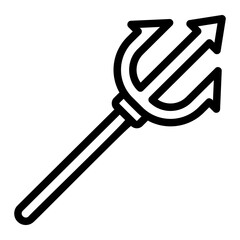 trident outline icon