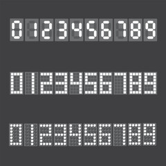 Set of number design Vector Illustration. - 635690483