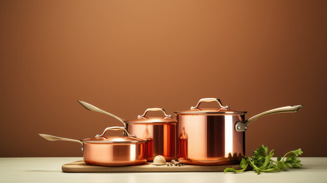 Copper Cookware Set