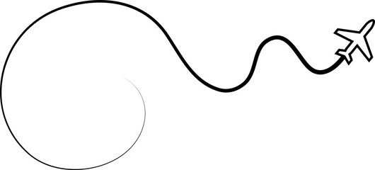 Airplane routes, aircraft, plane paths, travel