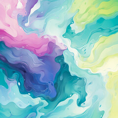 Abstract colorful background. Psychedelic texture. Digital painting