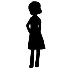 silhouette, people, person, fashion, girl, shadow,female 