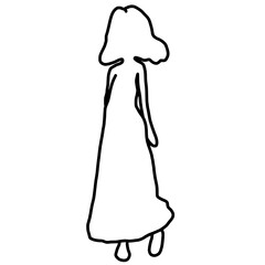 people, person, fashion, shadow, female, girl, pose, model, lady, silhouette, outline