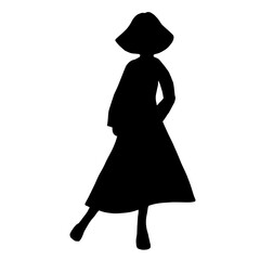 silhouette, people, person, fashion, shadow, female, woman, pose, model