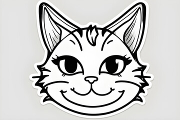 a baby cat smiling happily.
generative ai