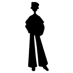 silhouette, people, person, fashion, woman, shadow, female