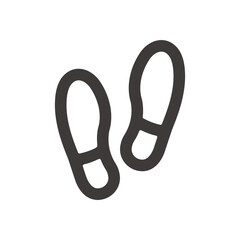 製品設計やアプリ開発やプログラミングに最適な、シンプルで使いやすい足跡アイコン