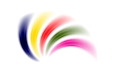 A vibrant and playful design featuring rainbow-color lines arranged in a dynamic composition, perfect for adding a pop of color to any project