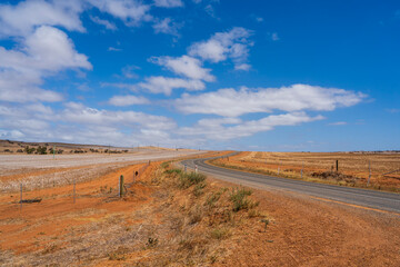 Fototapeta na wymiar Road in the Australian outback. Western Australia.