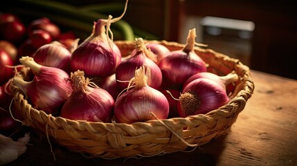 fresh red onions full background