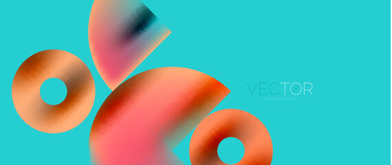 Circle composition abstract wallpaper background