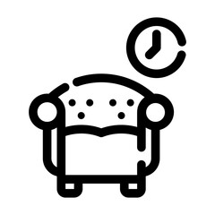 armchair line icon best for web design
