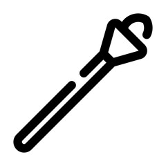 makeup brush line icon best for web design