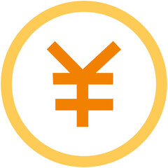 Fototapeta premium Japan Yen icon 