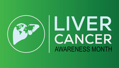 Liver Cancer Awareness Month. concept is observed every year on banner, poster, card and background design