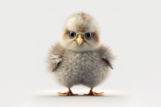 Cute Baby Chicken on Pose