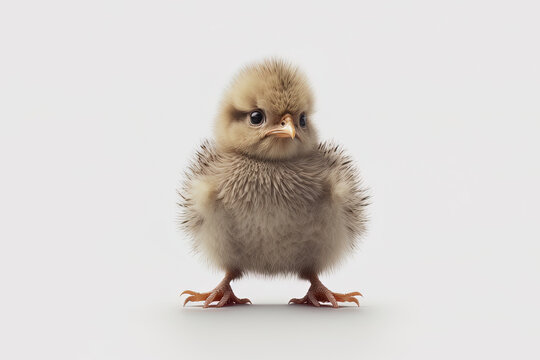 Cute Baby Chicken on Pose