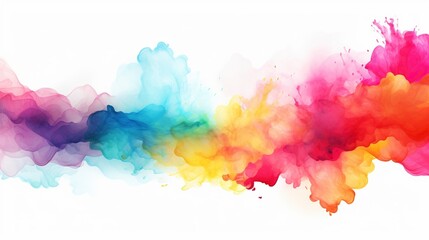 Obraz premium Watercolor stains abstract background, illustration