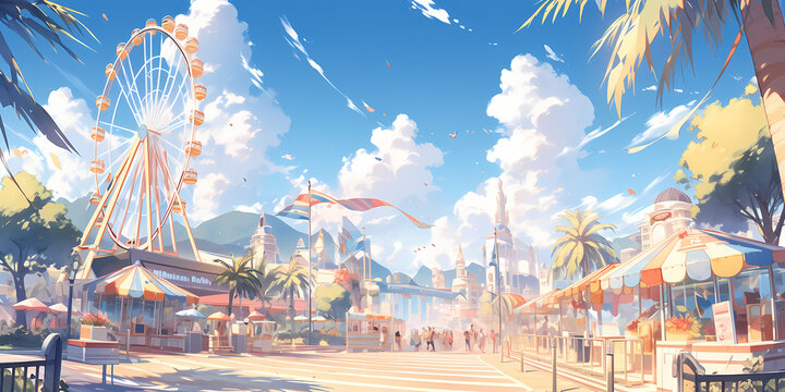 TRPGやゲームの背景として使えるテーマパーク