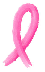Pink ribbon brush style