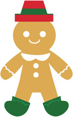 Gingerbread Man Icon 