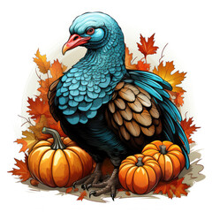 Clipart of Thanksgiving turkey