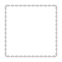 Square shape frame illustration
