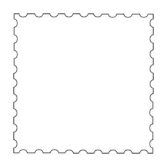 Square shape frame illustration