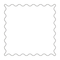 Square shape frame illustration
