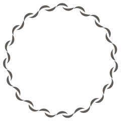 Circle shape frame illustration