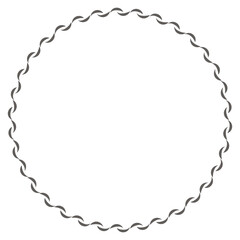 Circle shape frame illustration