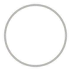 Circle shape frame illustration