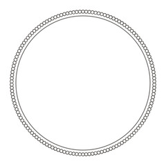 Circle shape frame illustration