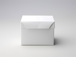white cardboard box