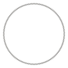 Circle shape frame illustration
