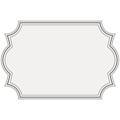 Vintage frame illustration