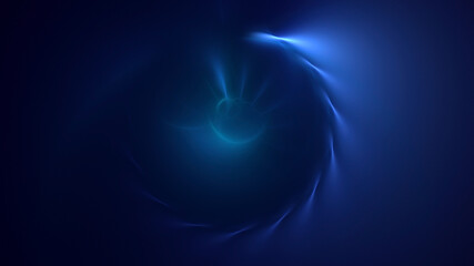 3D rendering abstract fractal light background