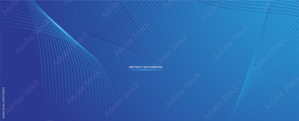 Poster abstract wave lines pattern dynamic colorful light flowing isolated on black background. vector illu