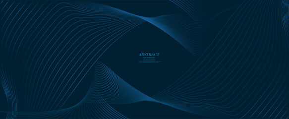 Abstract wave lines pattern dynamic colorful light flowing isolated on black background. Vector illustration design element in concept of music, party, technology, modern.