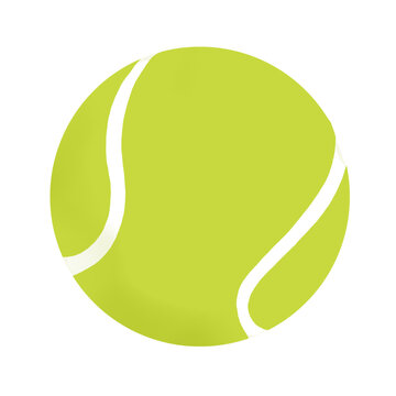 Tennis Ball Icon Clipart Cartoon