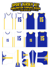 Golden States Warriors Jersey Design Sportswear Pattern Template